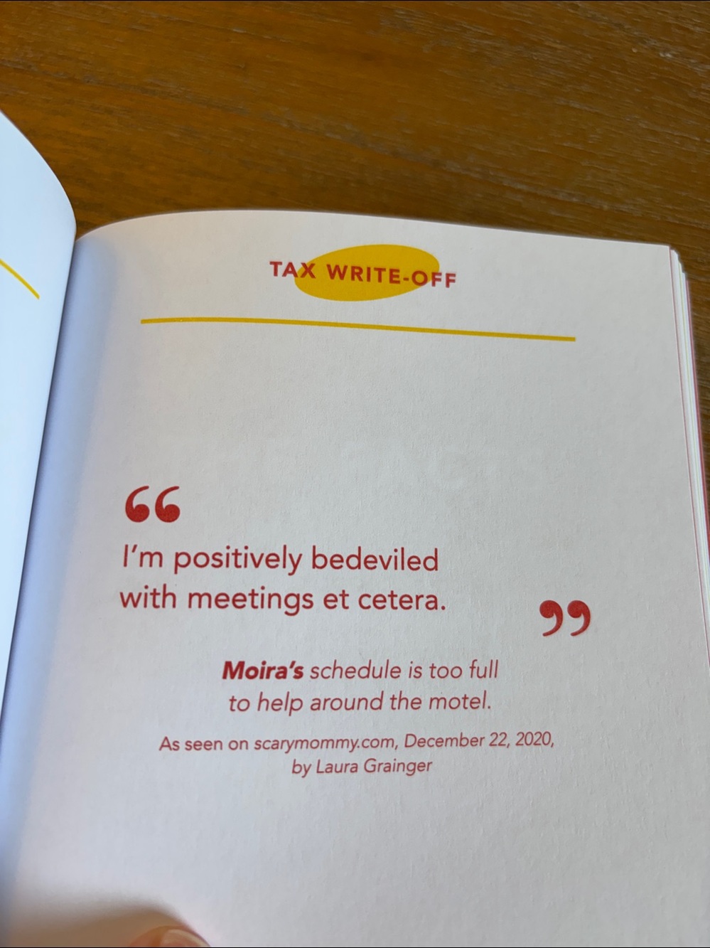 “Ew, David!” and other quotes The Little Guide To Schitt’s Creek Book, NWT - Picture 8 of 8